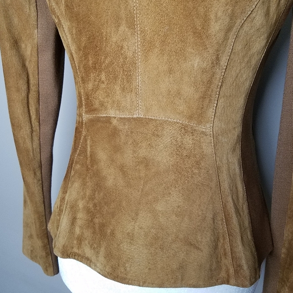 Soia & Kyo Suede Jacket brown xs extra small - Picture 13 of 16